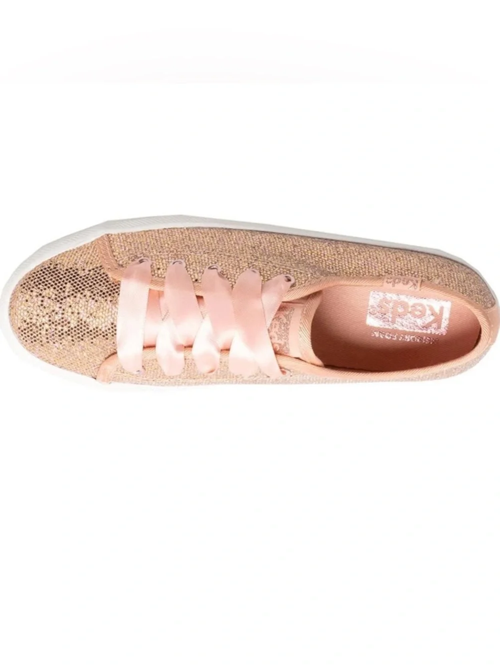 Sparkly Keds shoes in rose gold - Picture 2 of 3
